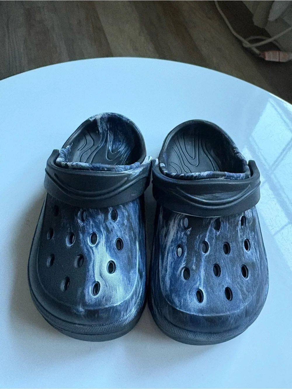 HOBIBEAR Kids Dark Blue Slip-On Water Clogs - Kids Water Shoes